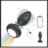 Plug Anal Vibrant & Rotatif 360° à Télécommande Sans Fil – Effets Lumineux LED