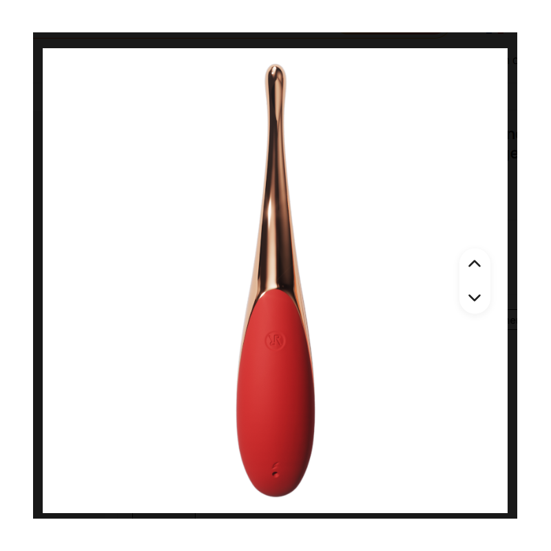 Stimulateur Clitoridien de Précision & Masseur Intime Design – Rouge & Or Rose