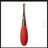 Stimulateur Clitoridien de Précision & Masseur Intime Design – Rouge & Or Rose
