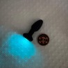 Plug Anal Vibrant & Rotatif 360° à Télécommande Sans Fil – Effets Lumineux LED