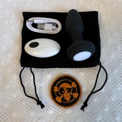Plug Anal Vibrant & Rotatif 360° à Télécommande Sans Fil – Effets Lumineux LED
