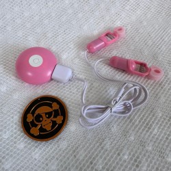 Pinces à Tétons Vibrantes – Stimulateur Mamelon Double avec Télécommande
